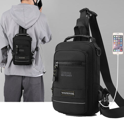 תיק כתף לגבר עמיד נגד גניבות - WE