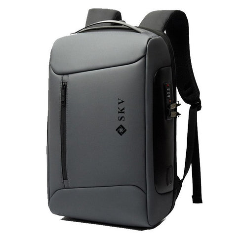 תיק גב לגבר נגד גניבות עם מנעול - SKV