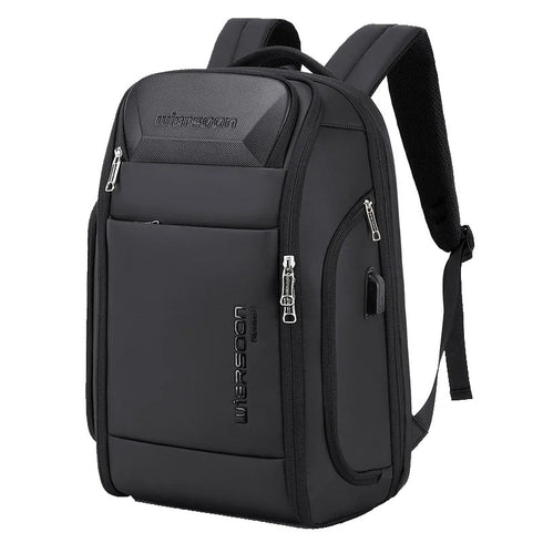 תיק גב לגבר למחשב נייד חסין למים עם טעינה - Wlersoon