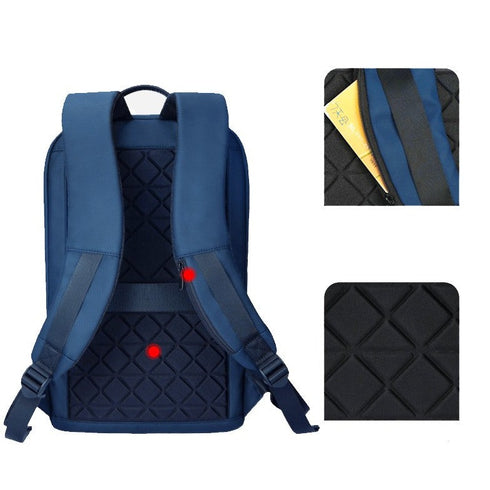 תיק גב מעוצב קנבס חסין לשריטות - Jacquard