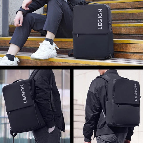 תיק גב לגבר חסין למים ושריטות - Legion
