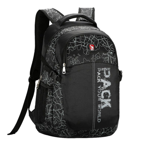 תיק גב אופנתי לטיולים חסין למים ושריטות - OIWAS