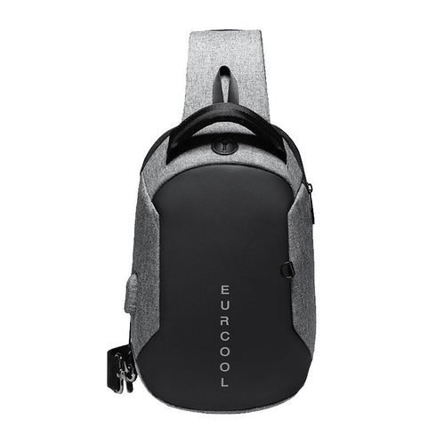 תיק כתף לגבר עמיד למים עם טעינה - Eurcool