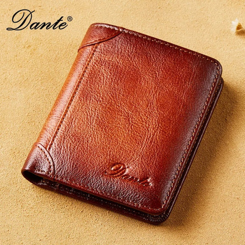 ארנק רטרו עם הגנת RFID לגבר - Dante