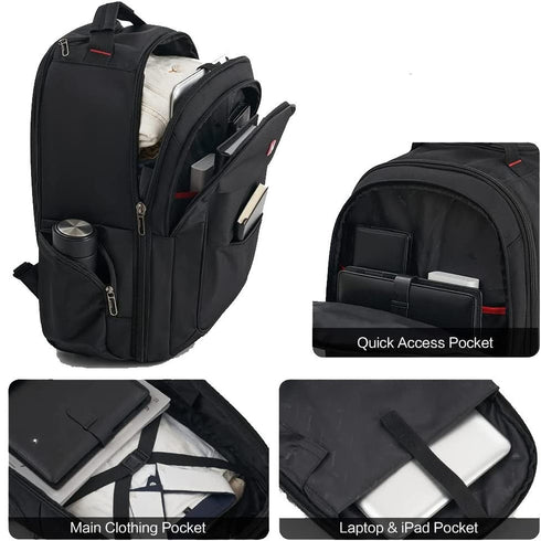 תיק נסיעות גדול עמיד לשריטות עם גלגלים - Oiwas