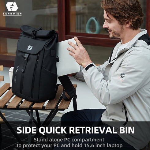 תיק גב גדול מעוצב עמיד למים - Fenruien