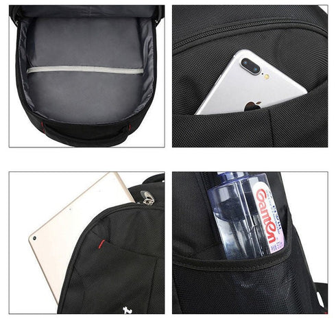 תיק גב מעוצב למחשב נייד חסין למים - Fashion