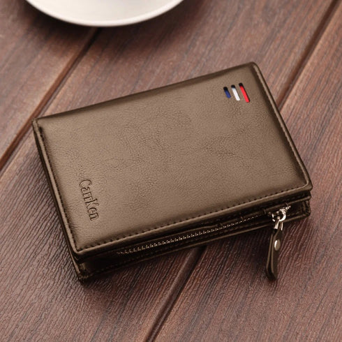 ארנק עם רוכסן עם הגנת RFID לגבר - CarrKen