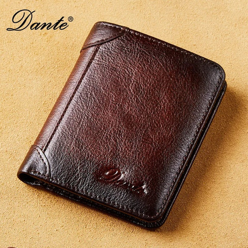 ארנק רטרו עם הגנת RFID לגבר - Dante