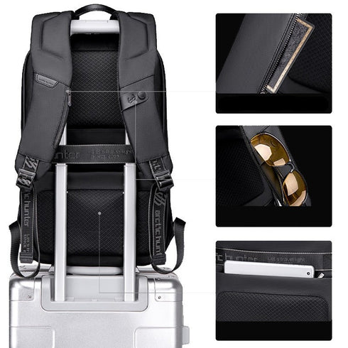 תיק גב למחשב נייד עם נעילה חסין לשריטות- ARCTIC HUNTER