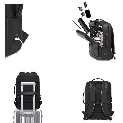 תיק גב לגבר למחשב נייד חסין למים - Bange