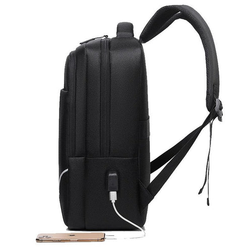 תיק גב לגבר למחשב נייד חסין למים - Oxford