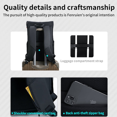 תיק גב גדול מעוצב עמיד למים - Fenruien