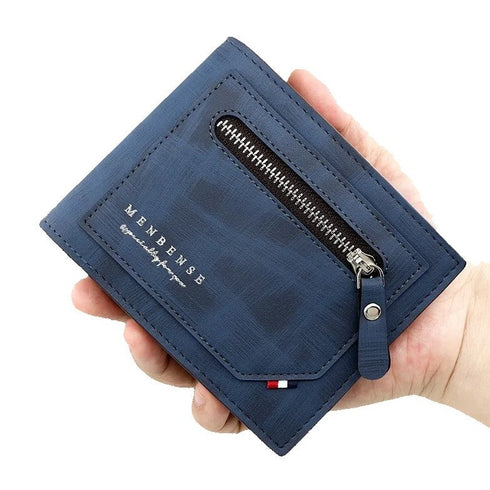 ארנק אופנתי עם רוכסן לגבר - MENBENSE