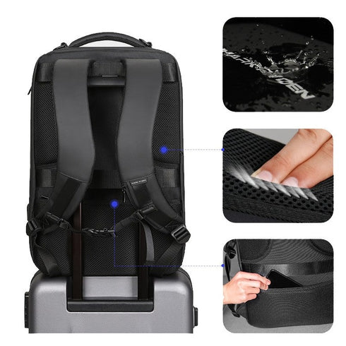 תיק גב לגבר למחשב נייד חסין למים - Mark ryden