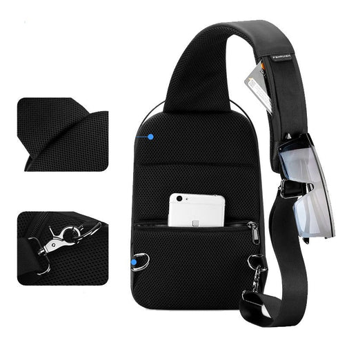 תיק כתף אופנתי נגד מים קטן - Fenruien