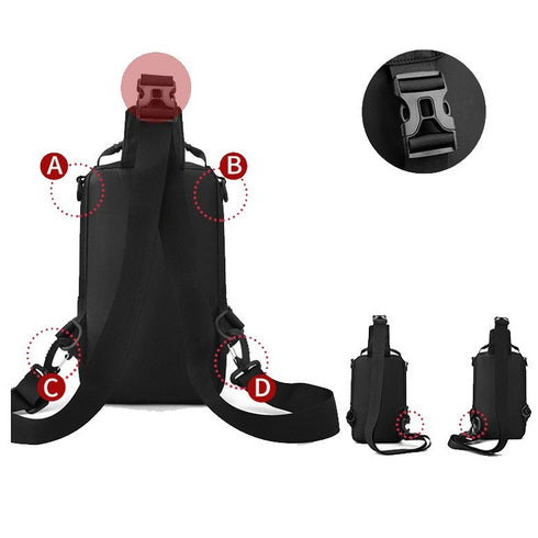 תיק כתף לגבר עמיד נגד גניבות - WE