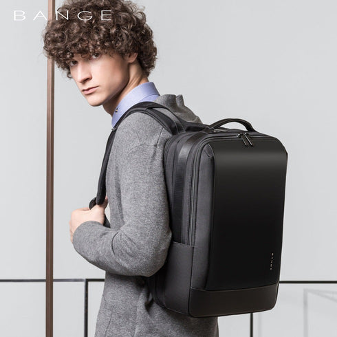 תיק גב לגבר למחשב נייד חסין למים - Bange
