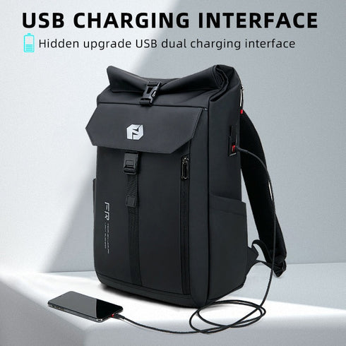 תיק גב גדול מעוצב עמיד למים - Fenruien