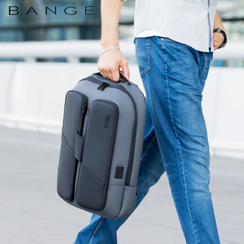 תיק גב איכותי למחשב נייד חסין לגניבות ושריטות - BANGE