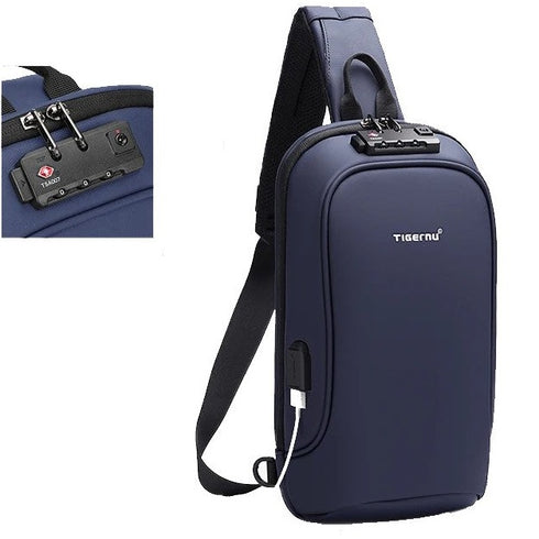 תיק כתף יומיומי לגבר חסין למים - Tigernu