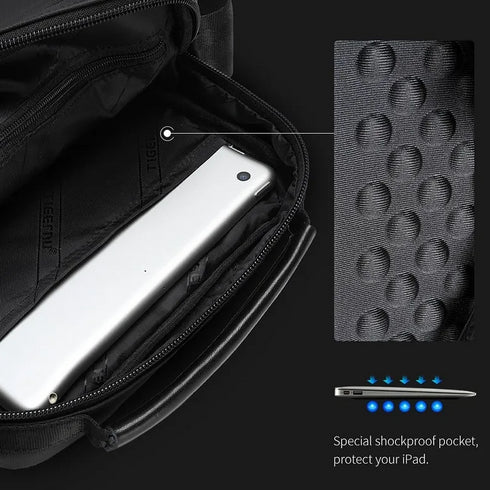 תיק כתף איכותי יומיומי עמיד נגד מים - Tigernu